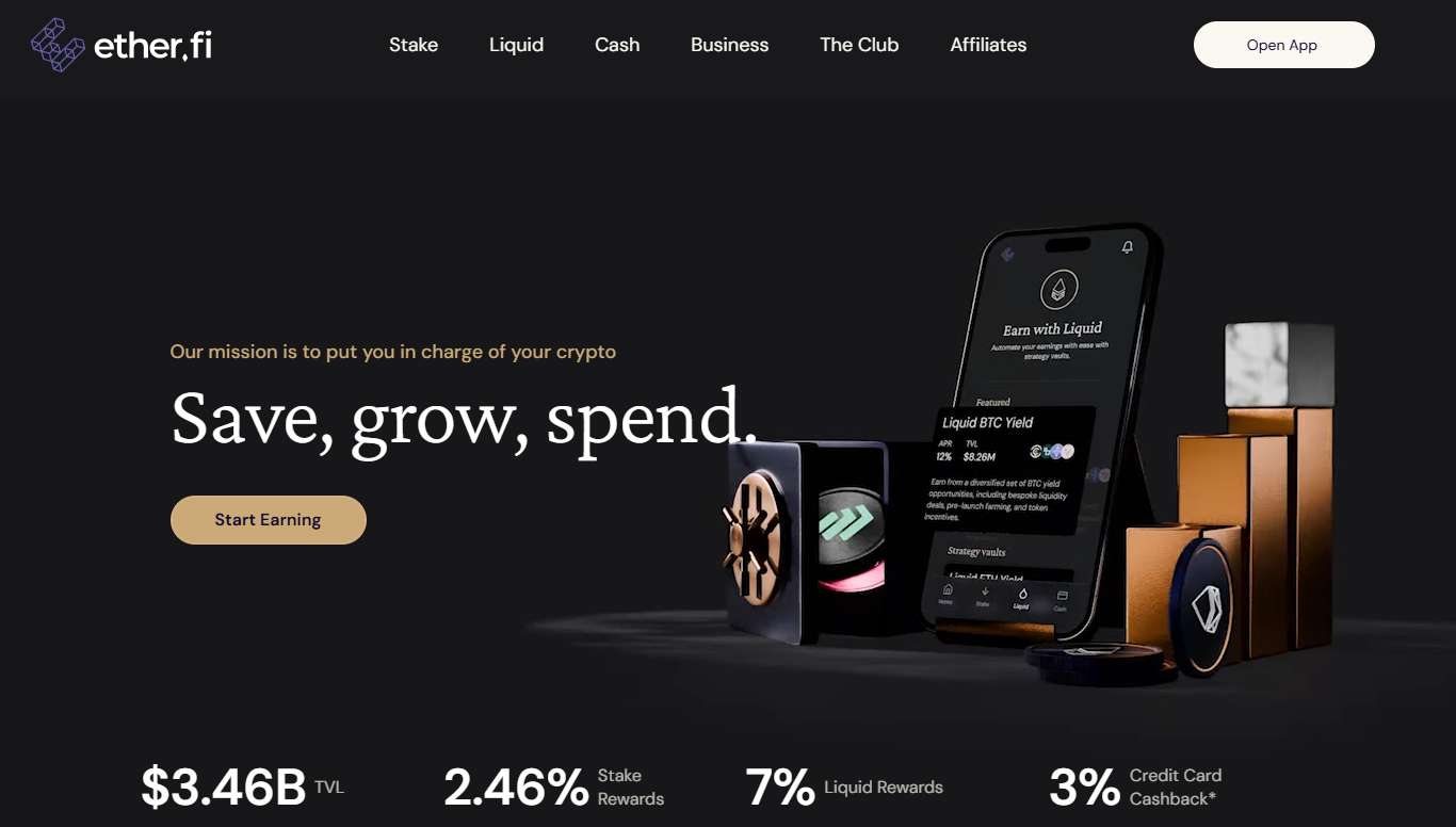 Tarjeta ether.fi Cash