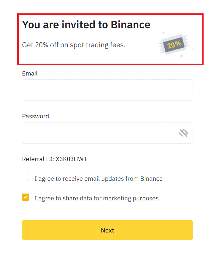 ID de referido Binance Futures